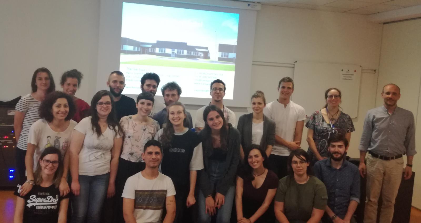 Biotech students from Milan visiting Transactiva